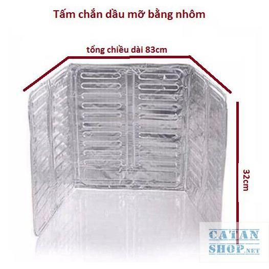 Tấm chắn dầu mỡ làm từ hợp kim nhôm cao cấp , tấm chắn dầu bắn không bắt lửa an toàn cho người sử dụng GD493-TamChDau