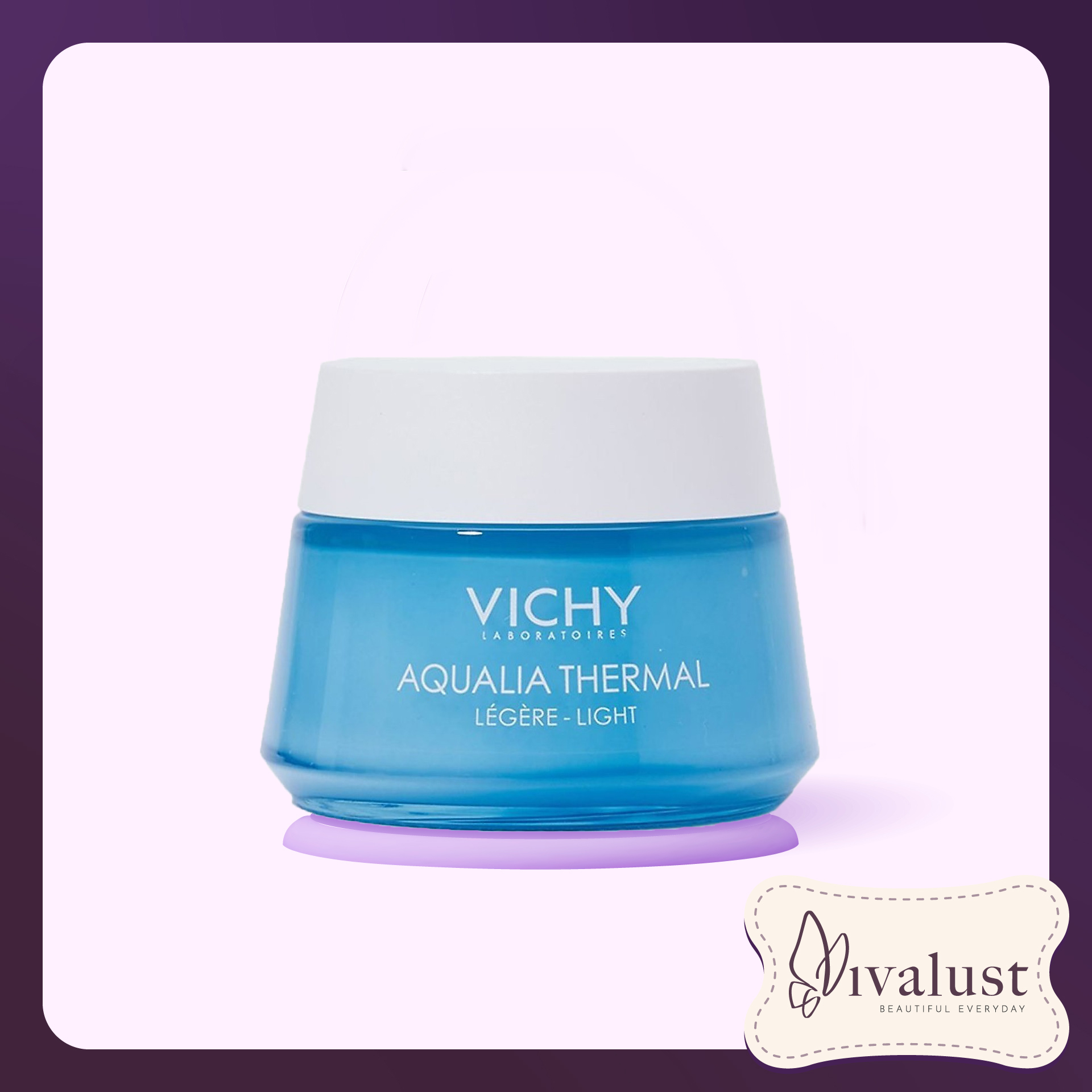 Kem Gel Dưỡng Ẩm Kích Hoạt &amp; Giữ Nước Cho Da Thường &amp; Da Khô Vichy Aqualia Thermal Rehydrating Light Cream (50ml) - MB067200