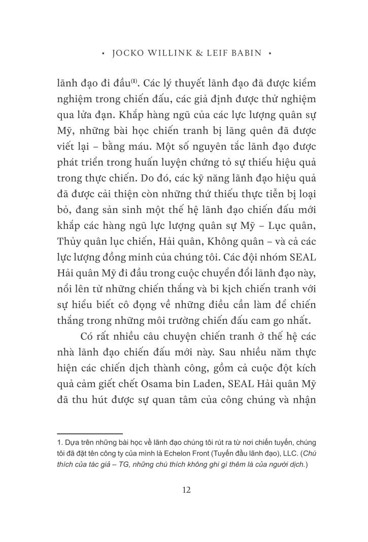 12 Quy Tắc Lãnh Đạo Từ Seal