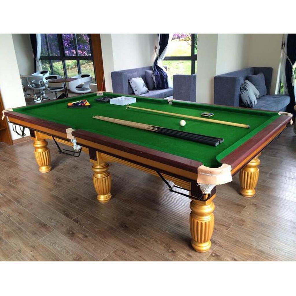 2 Pieces 9 Ft Wool Billiard Pool Table Cloth 9ft Pool Table Felt Accessories