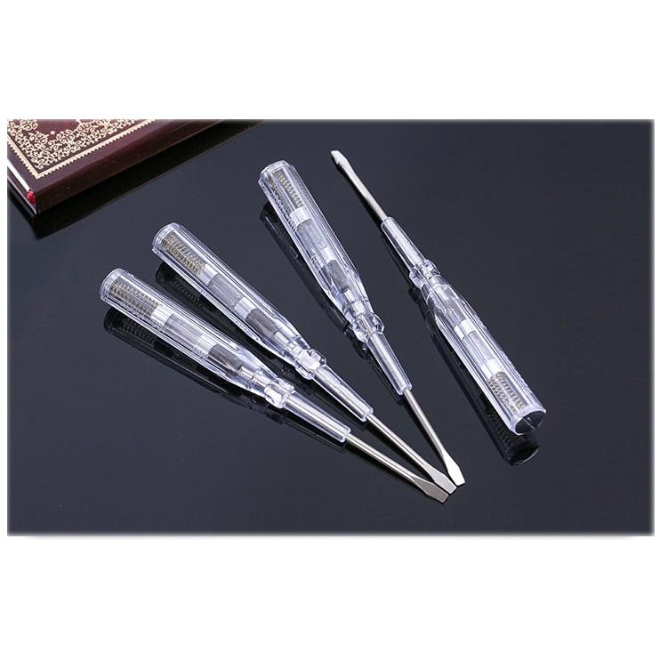 BÚT THỬ ĐIỆN TRONG SUỐT AN TOÀN 100V~500V THIẾT KẾ NHỎ GỌN DÀI 14CM SIÊU BỀN
