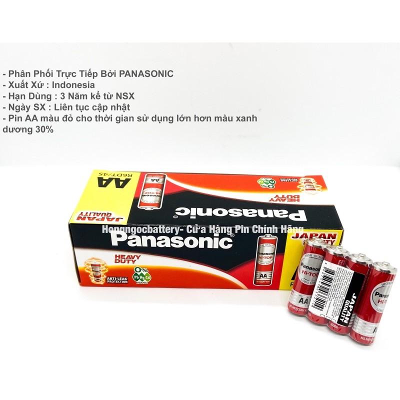 Hộp Pin AA tiểu Panasonic 60 viên R6DT/4S - Hàng chính hãng