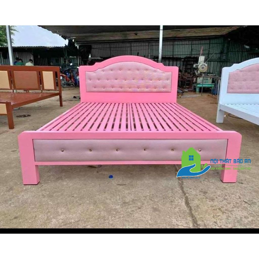Giường sắt hộp cao cấp nhiều kích thước nhiều màu sắc sơn tĩnh điện bền đẹp không rỉ sét hàng đẹp