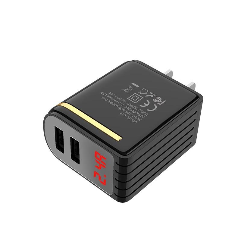 Củ Sạc nhanh Hoco C39 2 cổng Usb hàng chính hãng