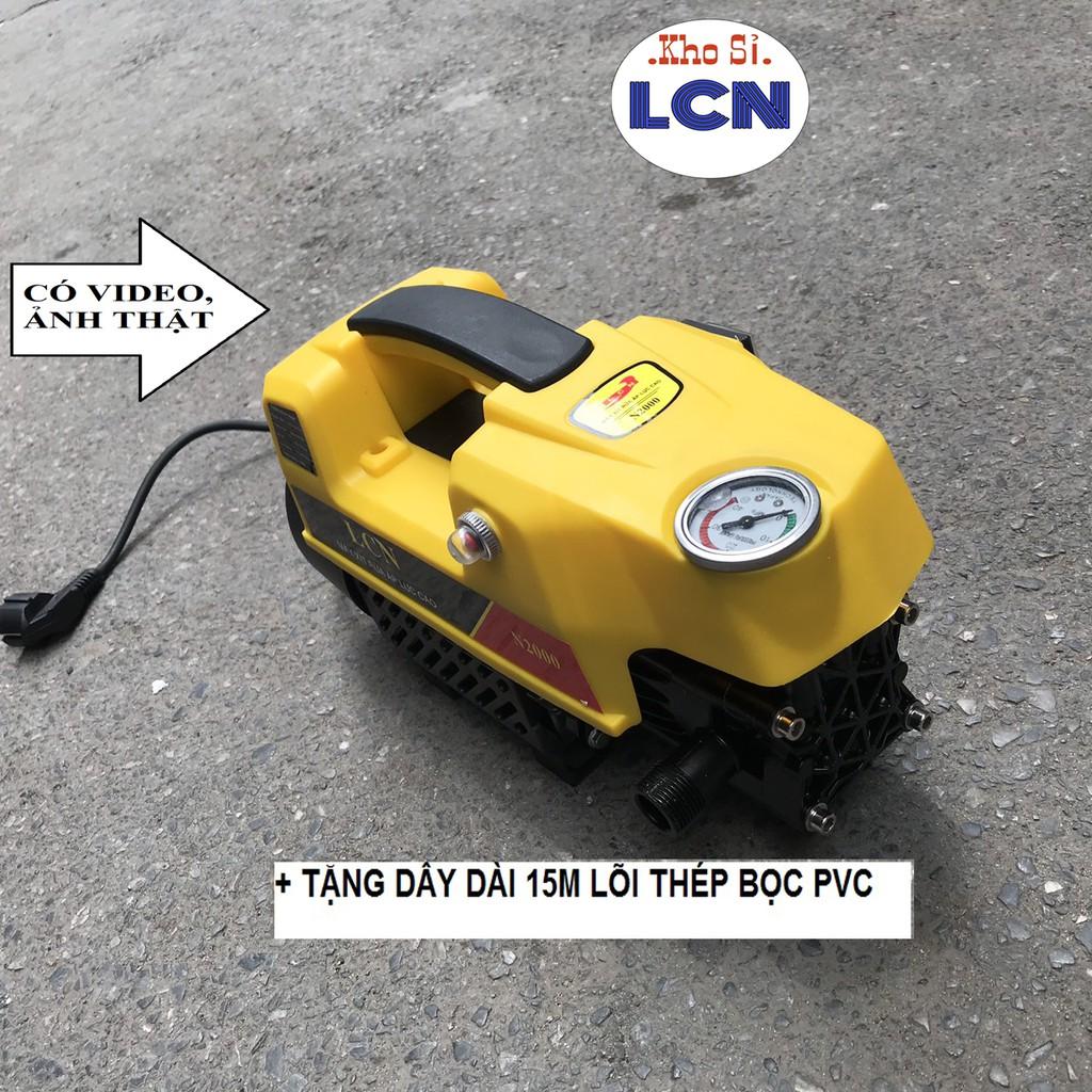 Máy Rửa Xe Gia Đình LCN 5 Dây Đồng Hàng Loại 1 Chính Hãng. Máy Rửa Xe Mini Máy Xịt Rửa Xe