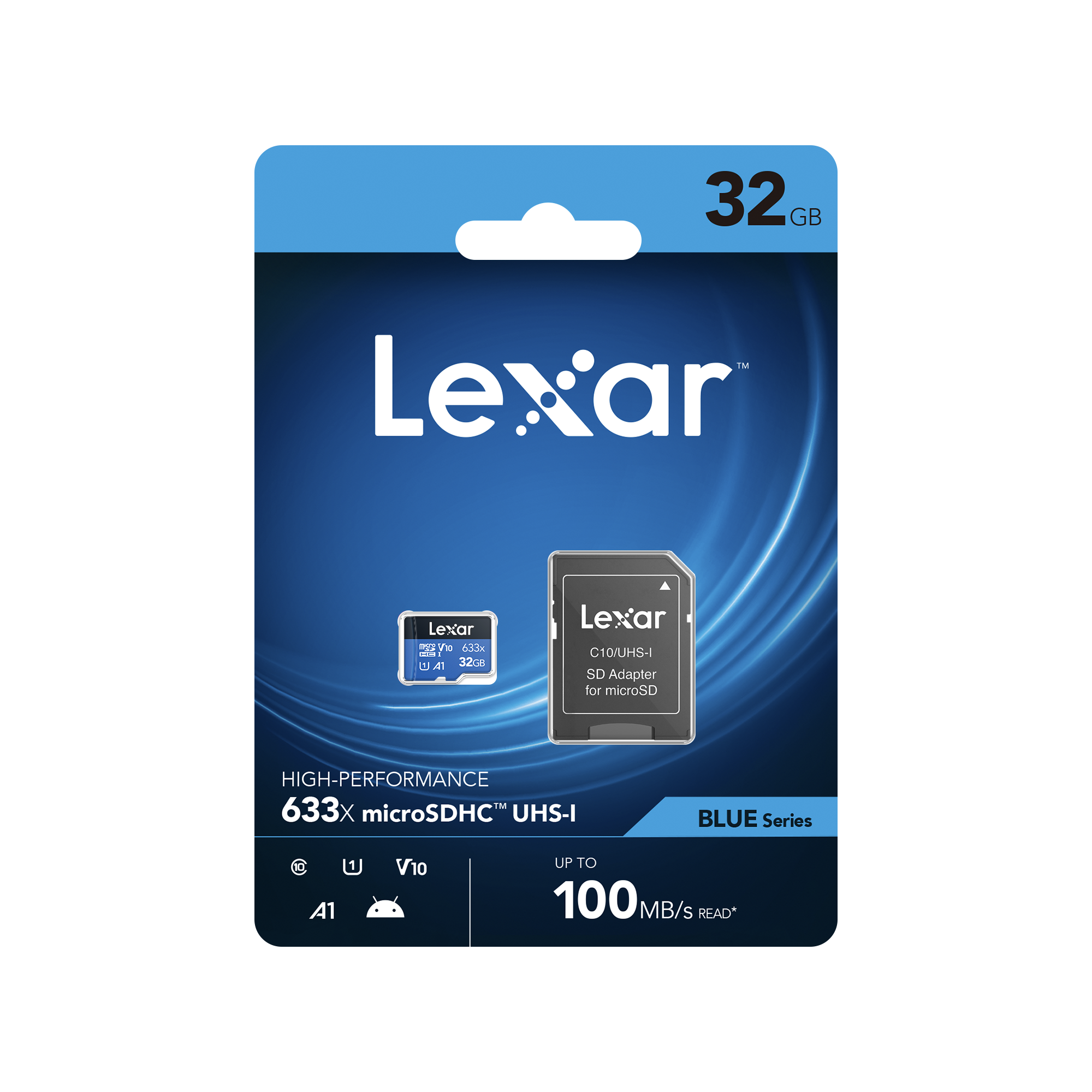 Thẻ Nhớ Lexar Micro 633X Tốc Độ 100Mbs - Hàng Chính Hãng - 32Gb