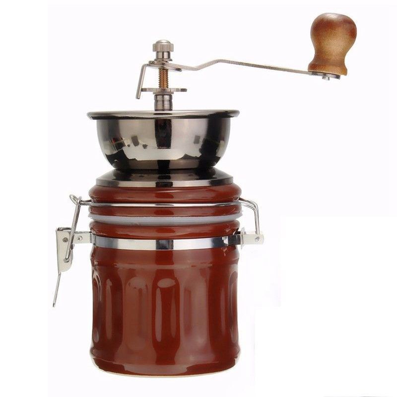 Máy xay cafe cầm tay | Cối xay cà phê hạt với lõi nghiền bằng gốm cao cấp bền bỉ | Dụng cụ xay cafe