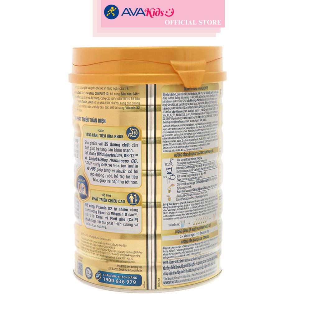 Hình ảnh Sữa bột Dielac Alpha Gold IQ số 3 (sữa non) 850g (1 - 2 tuổi)