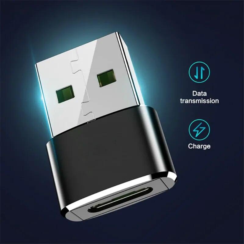 Ugreen UG50568US280TK Màu Đen Đầu chuyển đổi USB 2.0 dương sang TYPE C âm - HÀNG CHÍNH HÃNG