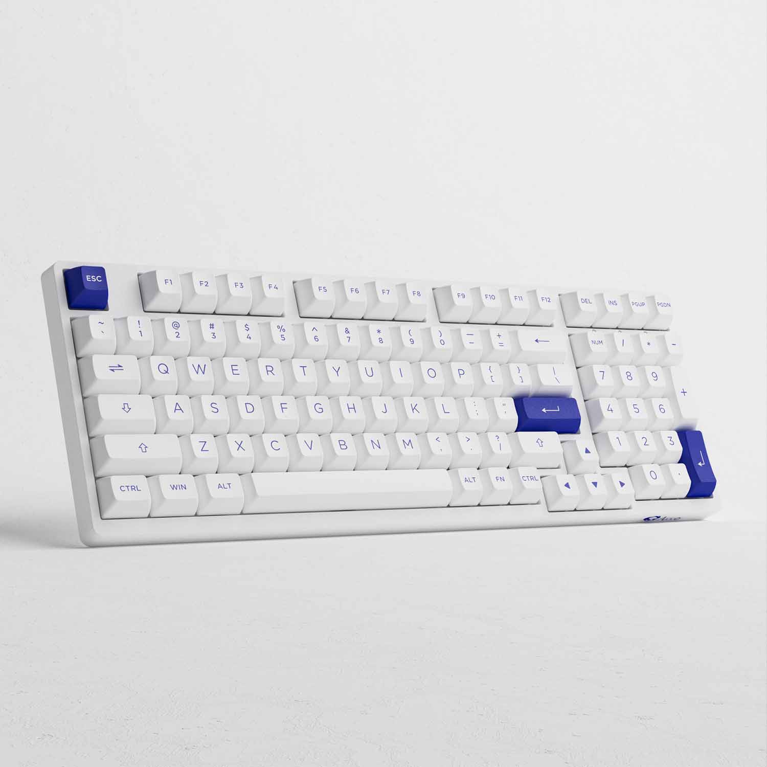 Bàn phím cơ AKKO 3098N Multi-modes Blue On White