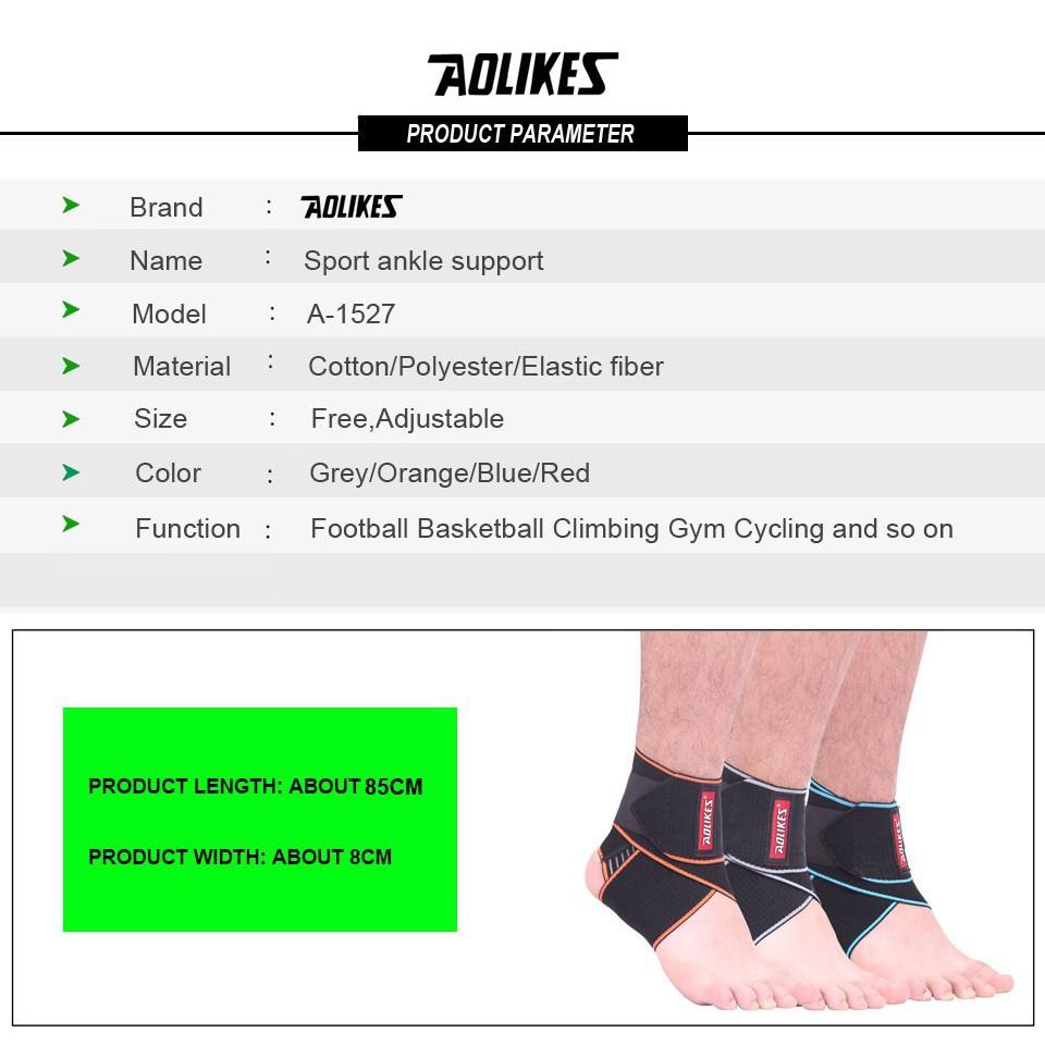 Băng Bảo Vệ Mắt Cá Chân Sport Ankle Protector Hỗ Trợ Các Môn Thể Thao Bóng Rổ, Bóng Đá, Bóng Chuyền (1 Chiếc)