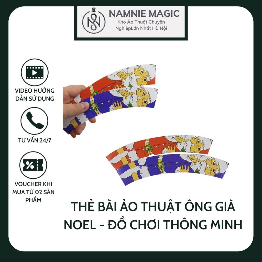 Thẻ Bài Ảo Thuật Ông Già Noel, Đạo Cụ Biểu Diễn Đường Phố, Đồ Chơi Kỹ Năng,Thông Minh, Sáng Tạo Cho Bé