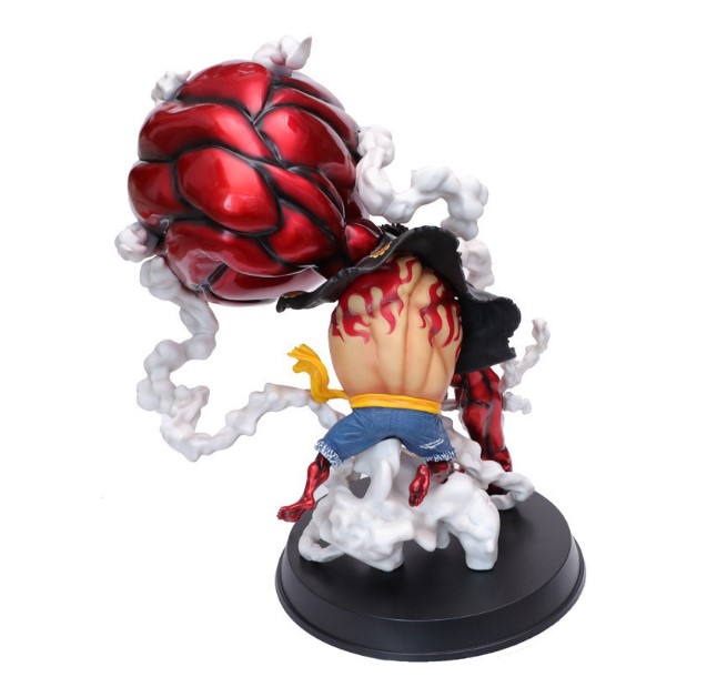 Mô hình One Piece Luffy gear 4 cao cấp cao 25cm, nhân vật anime, figure one piece