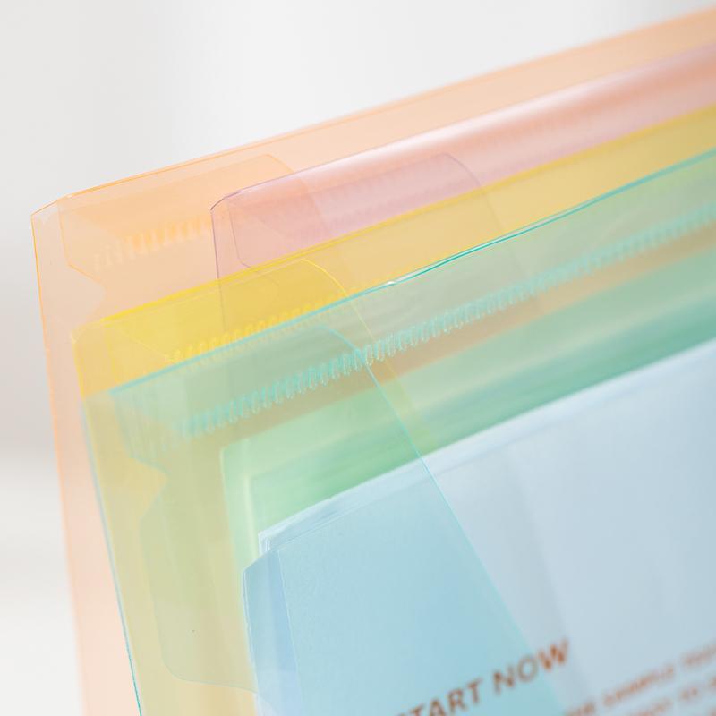 Túi Đựng Tài Liệu Clear Bag A4 - Deli EF766 - Màu Đỏ