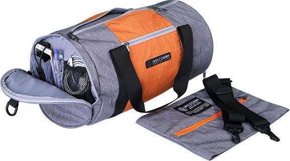 Túi đeo Gym bag small Grey/Orange