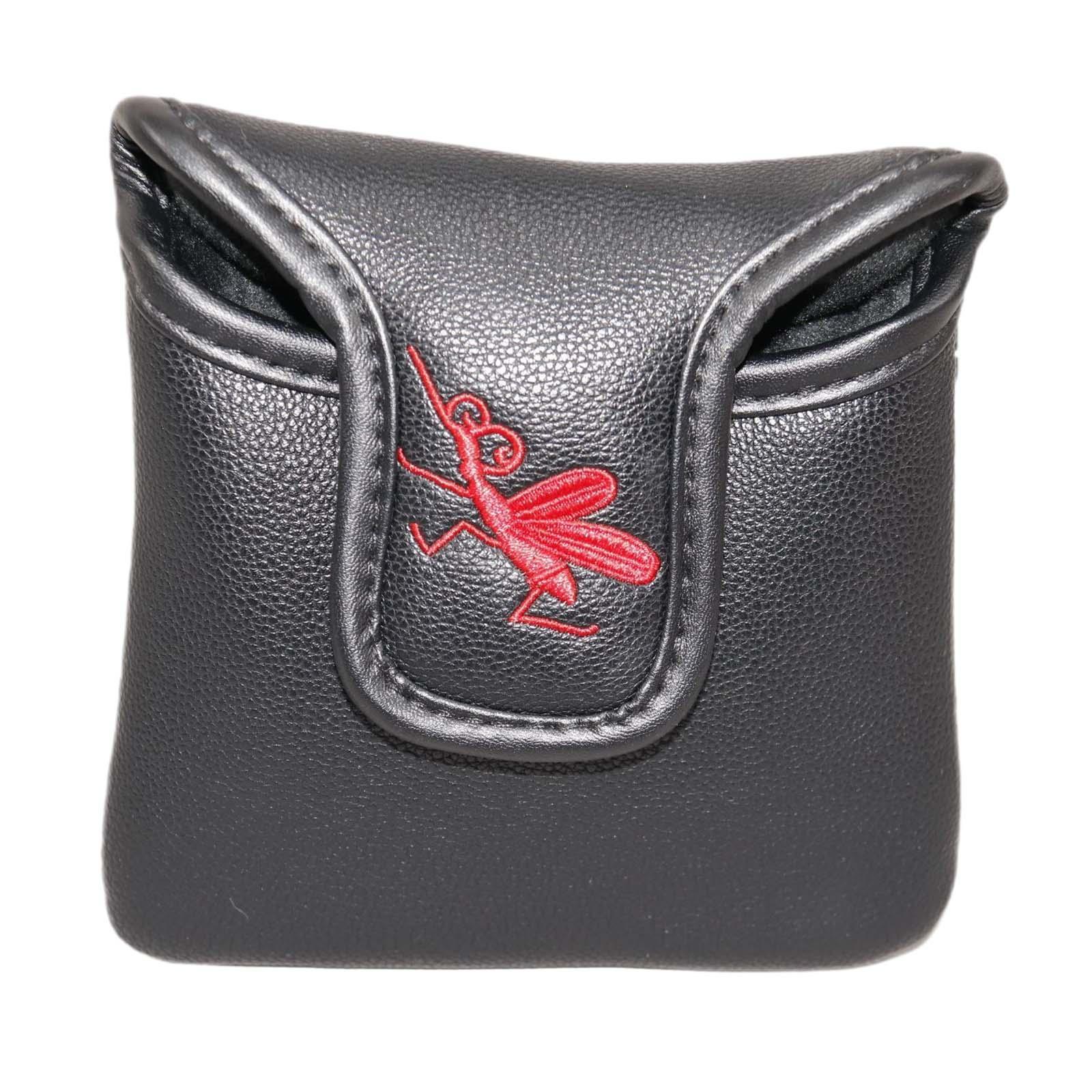 Golf Mallet Putter Head Cover PU Leather Plush Inner Lining Protection Guard