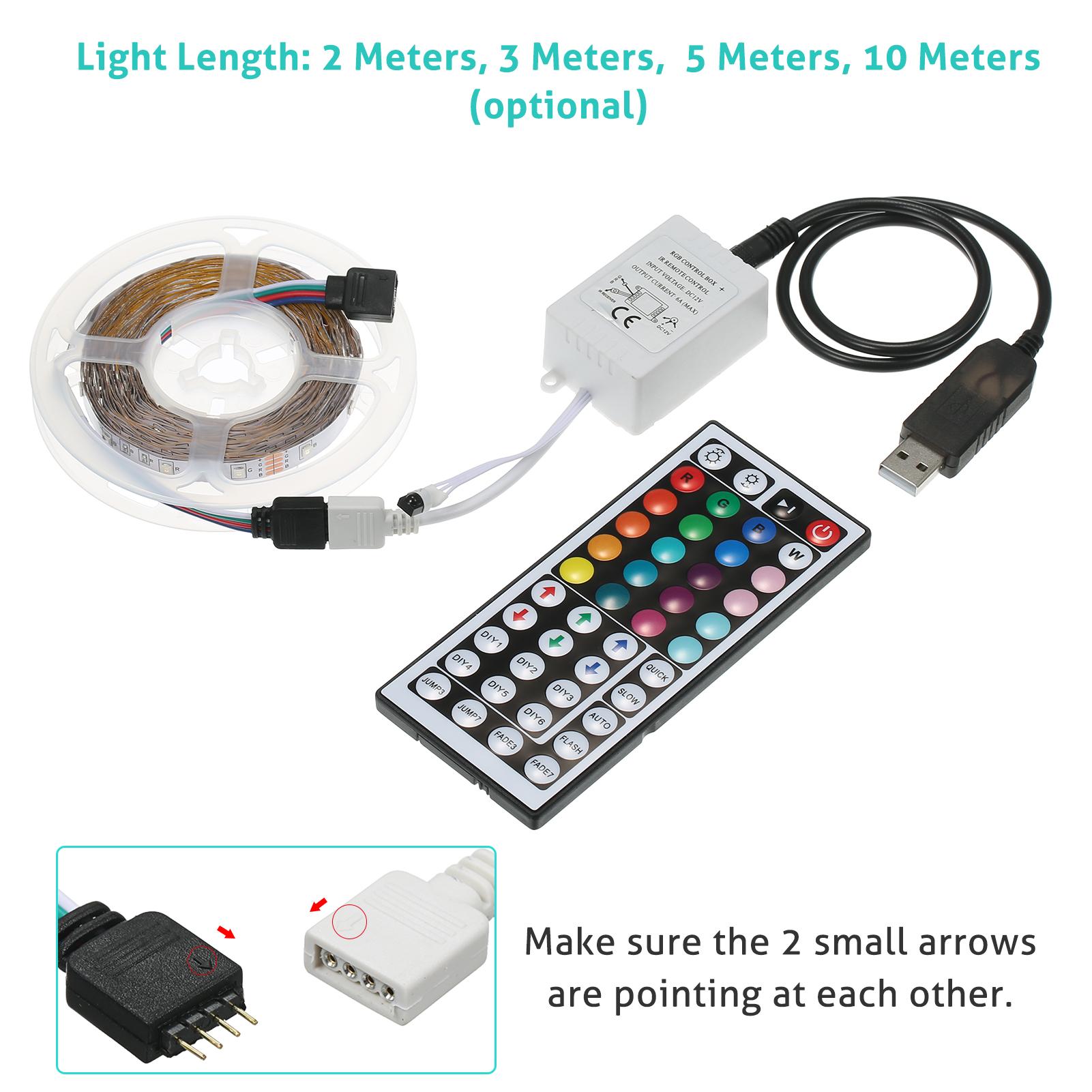 Bộ dây đèn LED dải sáng với điều khiển từ xa