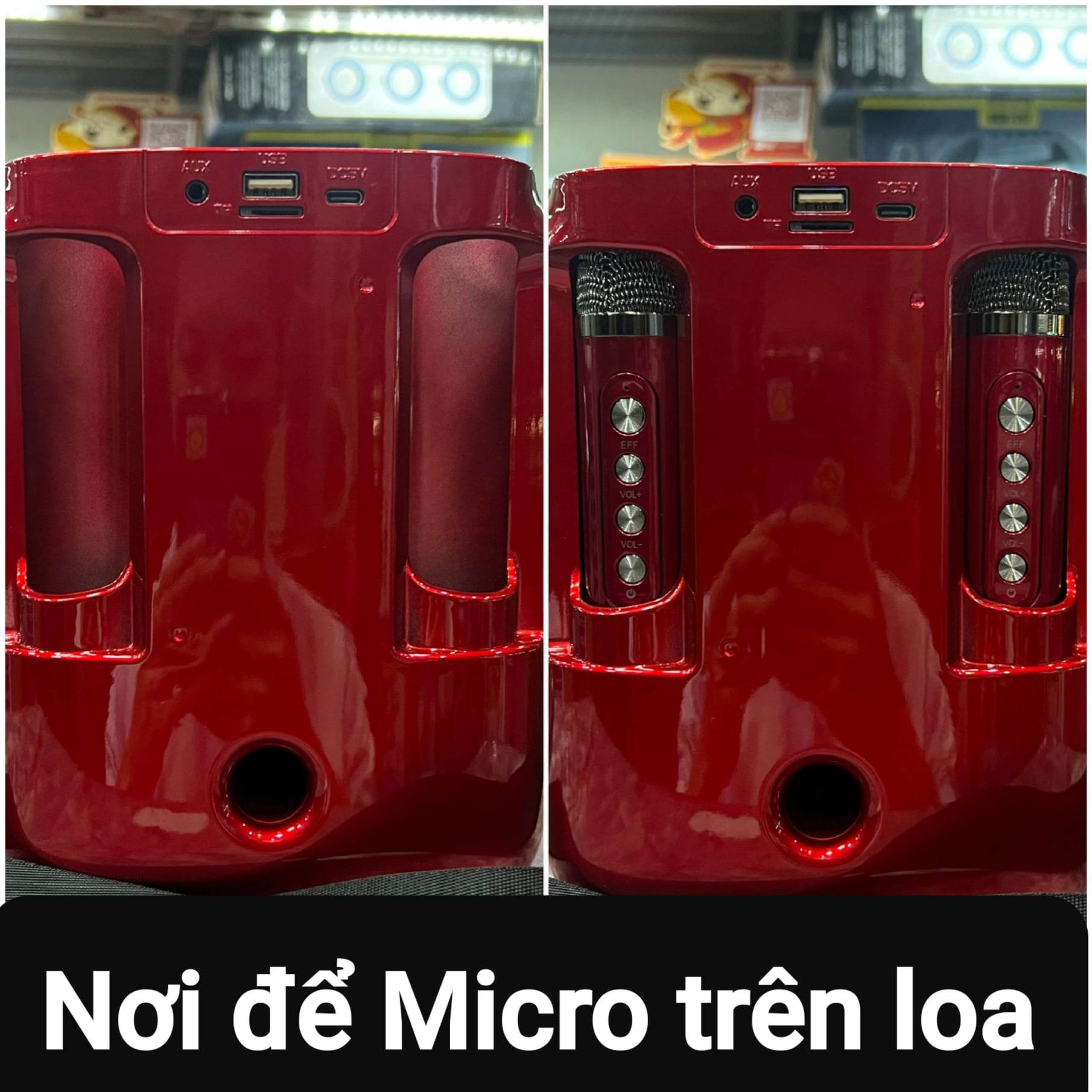 Loa Karaoke Bluetooth SU-YOSD YS-220: Tiếng hay, kiểu dáng đẹp, Micro hút tiếng, Có 2 micro không đây đi kèm