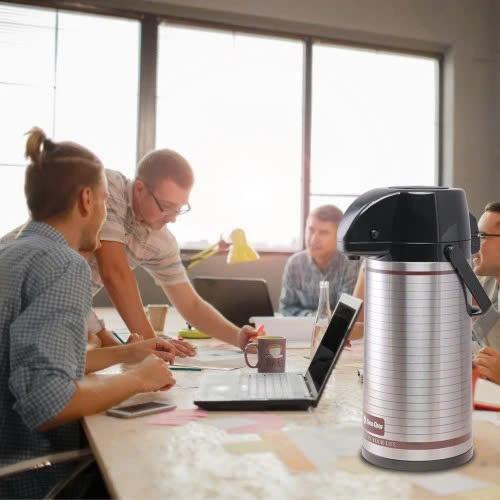 Phích giữ nhiệt Inox cao cấp Rạng Đông - 2045 ST3.E [2 Lít - Nút ấn rót nước