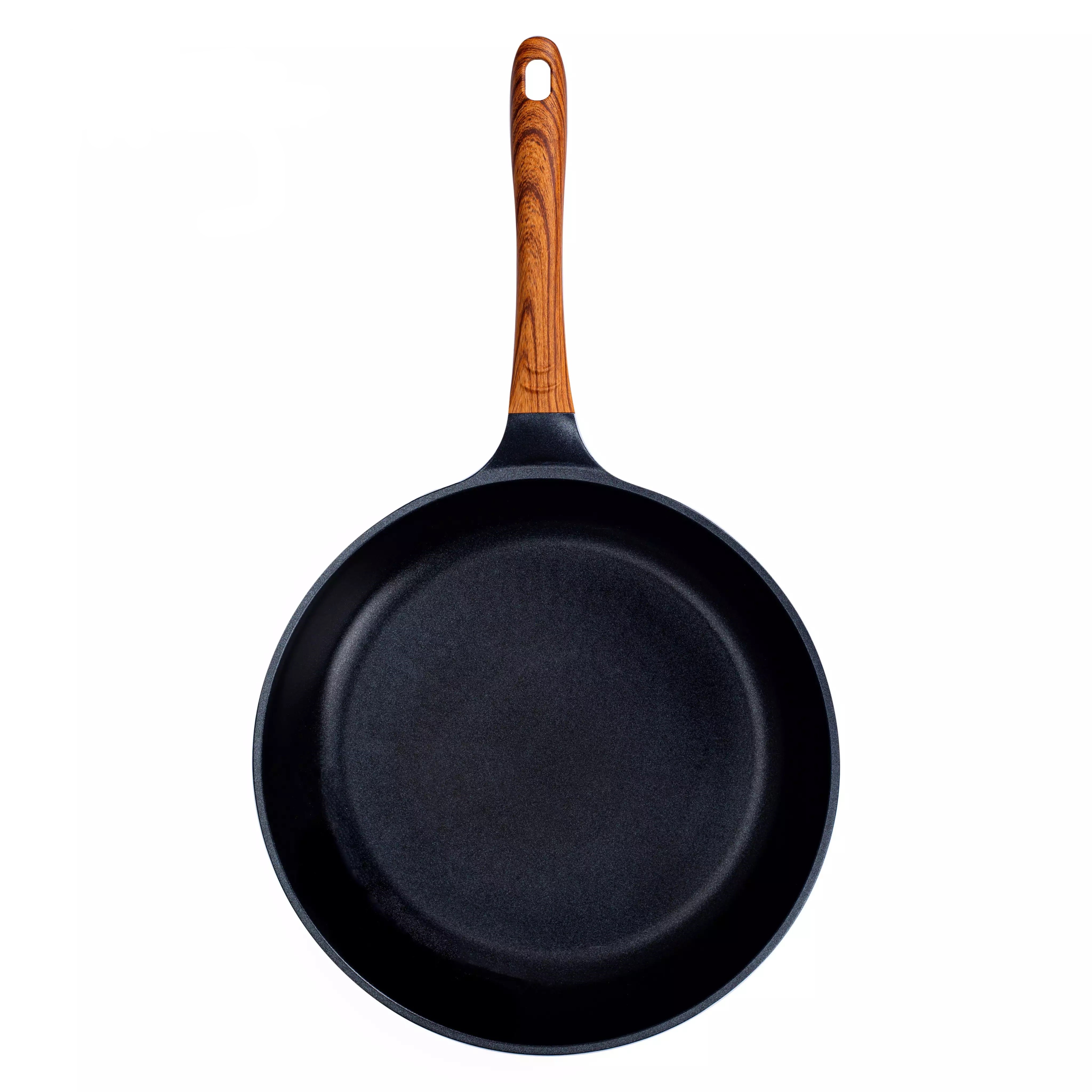 Chảo đúc ceramic màu xanh - Cạn - 26cm