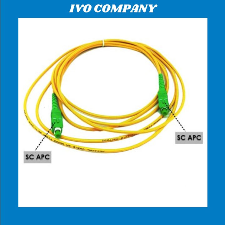 Dây Nhảy Quang Cổng SC-SC APC Xanh Lá