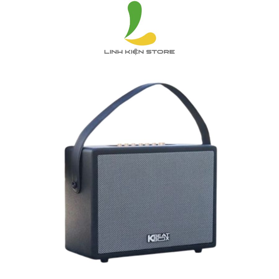 Loa kéo Acnos CS270  - Loa karaoke di động thùng gỗ kết nối bluetooth tặng kèm micro không dây - Hàng nhập khẩu