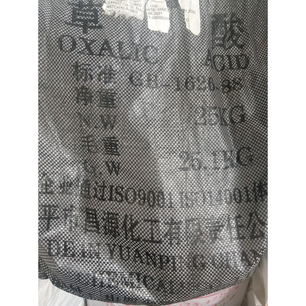 Oxalic - Bột chanh oxalic - Mạnh gấp 10.000 lần chanh - 1kg. Chiết lẻ từ bao 25kg.