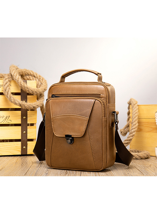 Túi đeo chéo nam Marrant BHM7329 Túi xách tay, da bò nguyên miếng, không bong tróc