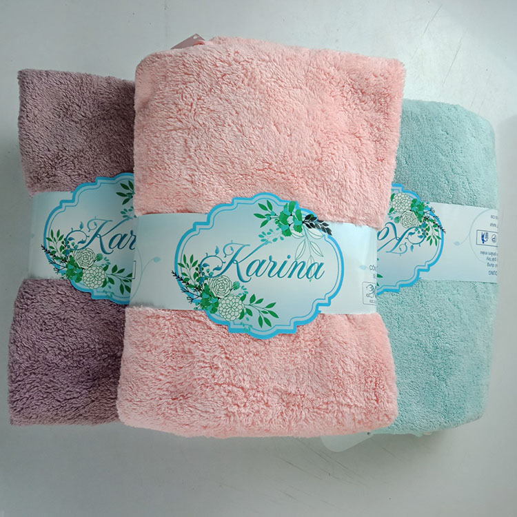 Khăn Tắm Lông Cừu Siêu Mềm Karina Size 50 x 100cm- Hàng Việt Nam