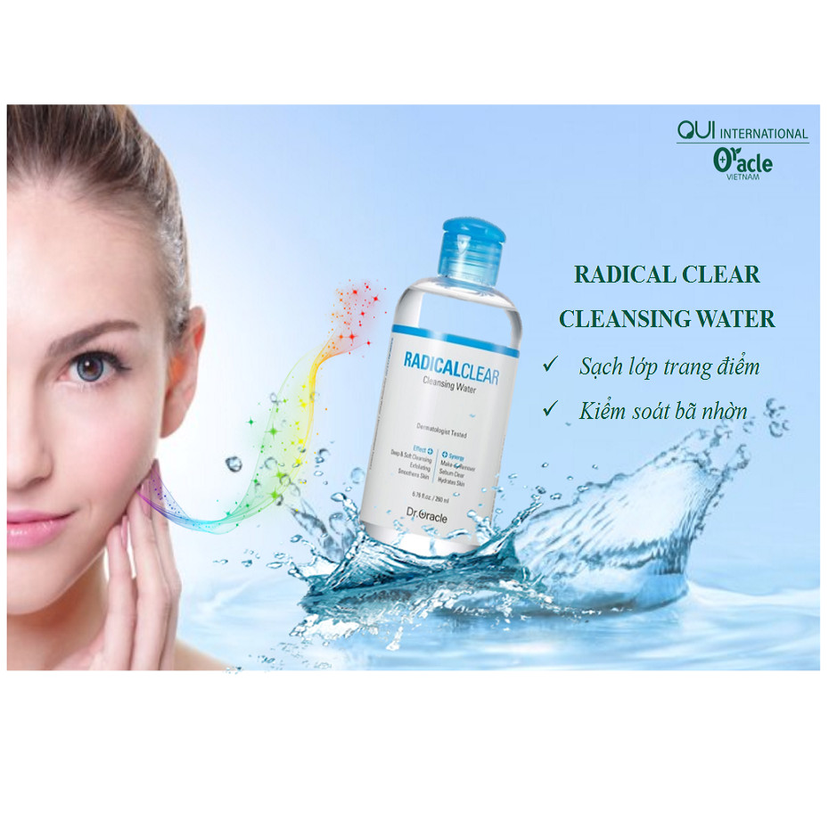 NƯỚC TẨY TRANG RADICAL CLEAR CLEANSING WATER – THƯƠNG HIỆU DR.ORACLE HÀN QUỐC - 150ML