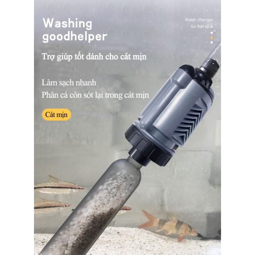 Máy thay nước bể cá, lọc cát sạc Ultra wash RELAXED EFFORT