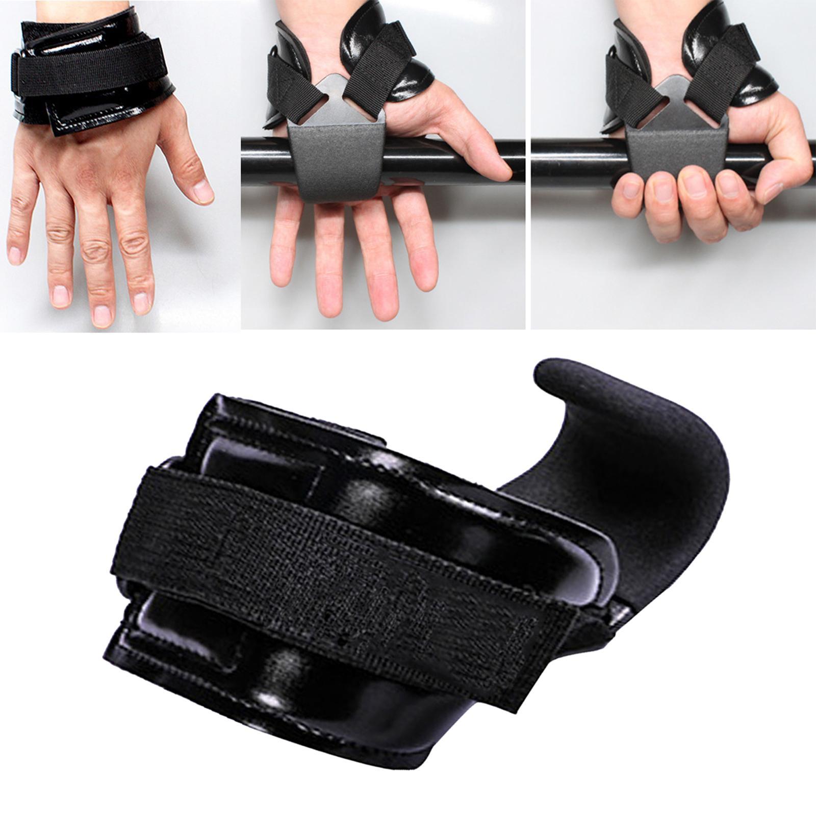 Gym Fitness Lifting Hooks Straps Hand Bar Wrist Brace Support Pull-Up Hook