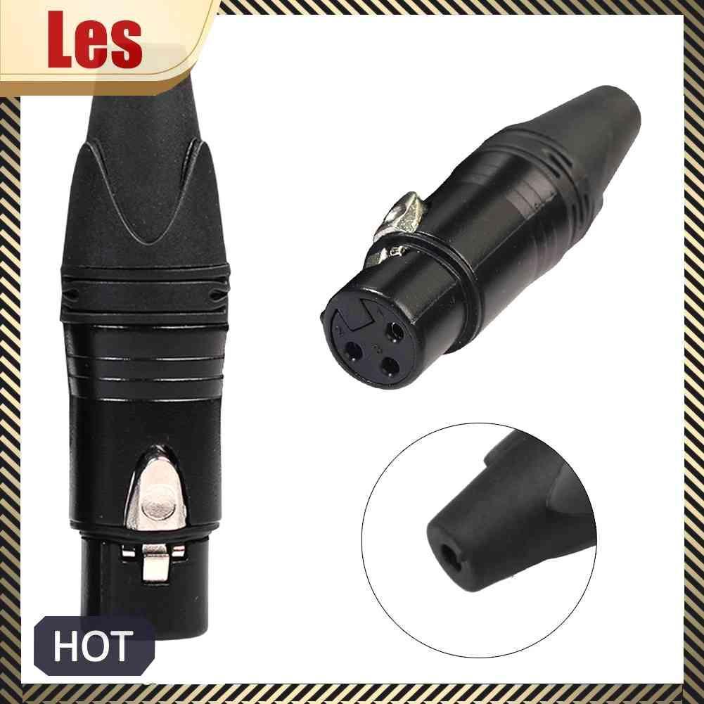 Set 10 Đầu Nối Dây Cáp Âm Thanh XLR 3Pin