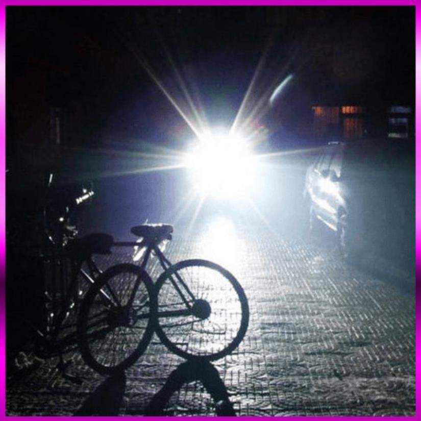 Đèn pha trợ sáng 4 led dành cho xe mô tô, xe điện (màu đen) 206360-2