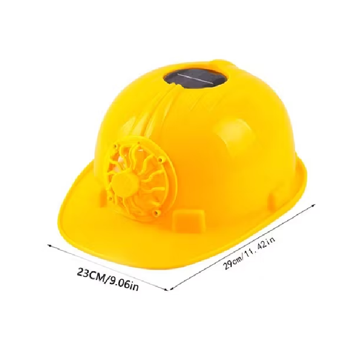 Mũ bảo hộ lao động có quạt năng lượng mặt trời mũ cứng cáp