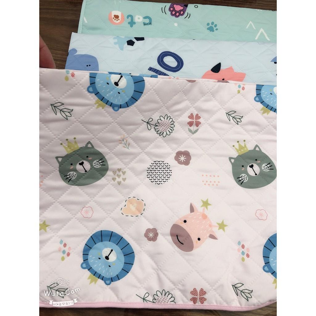 Tấm lót chống thấm trải giường 2 lớp Baby Unmei - 58x72cm