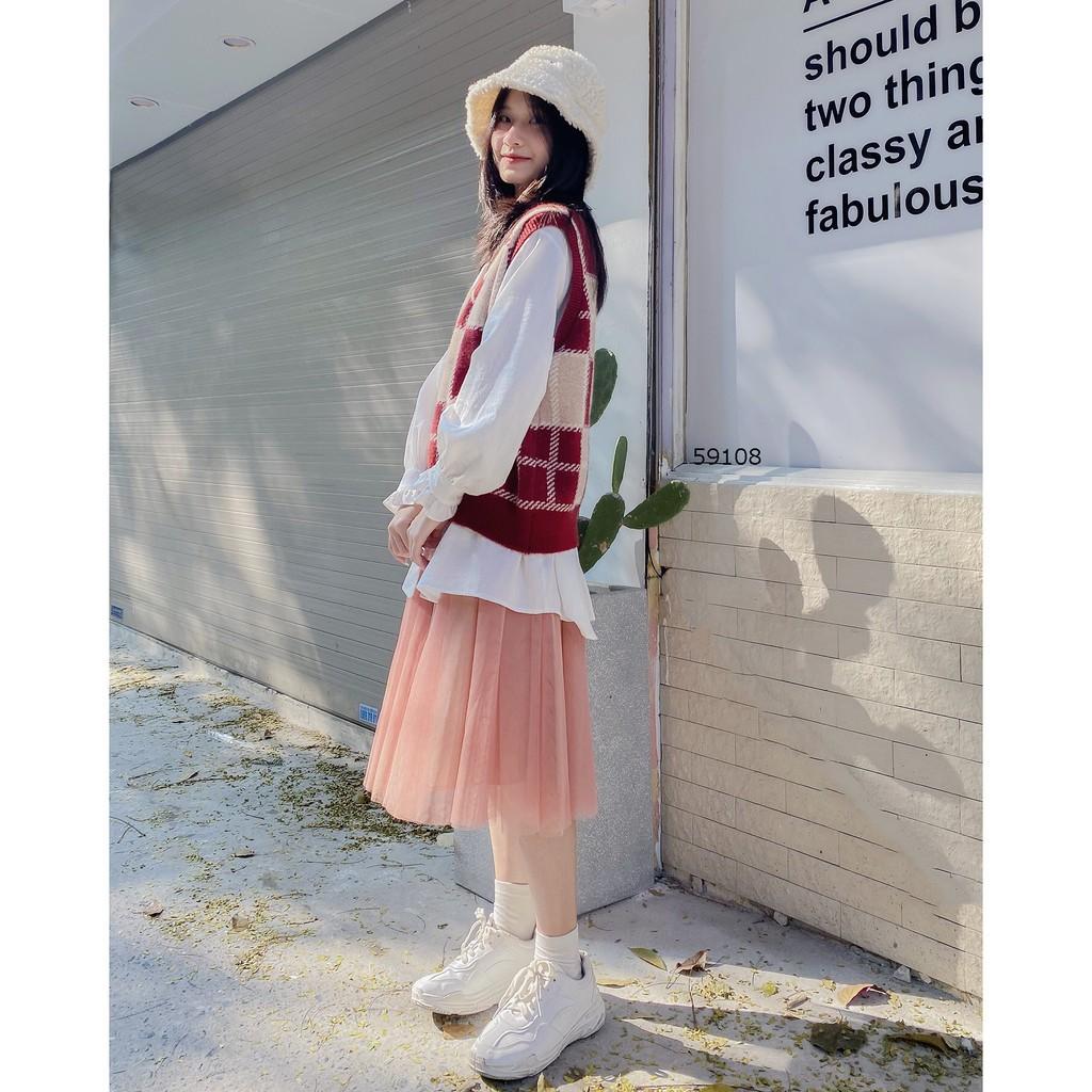 Chân váy công chúa lưới TUTU nhiều màu Ulzzang - Made by Fiin