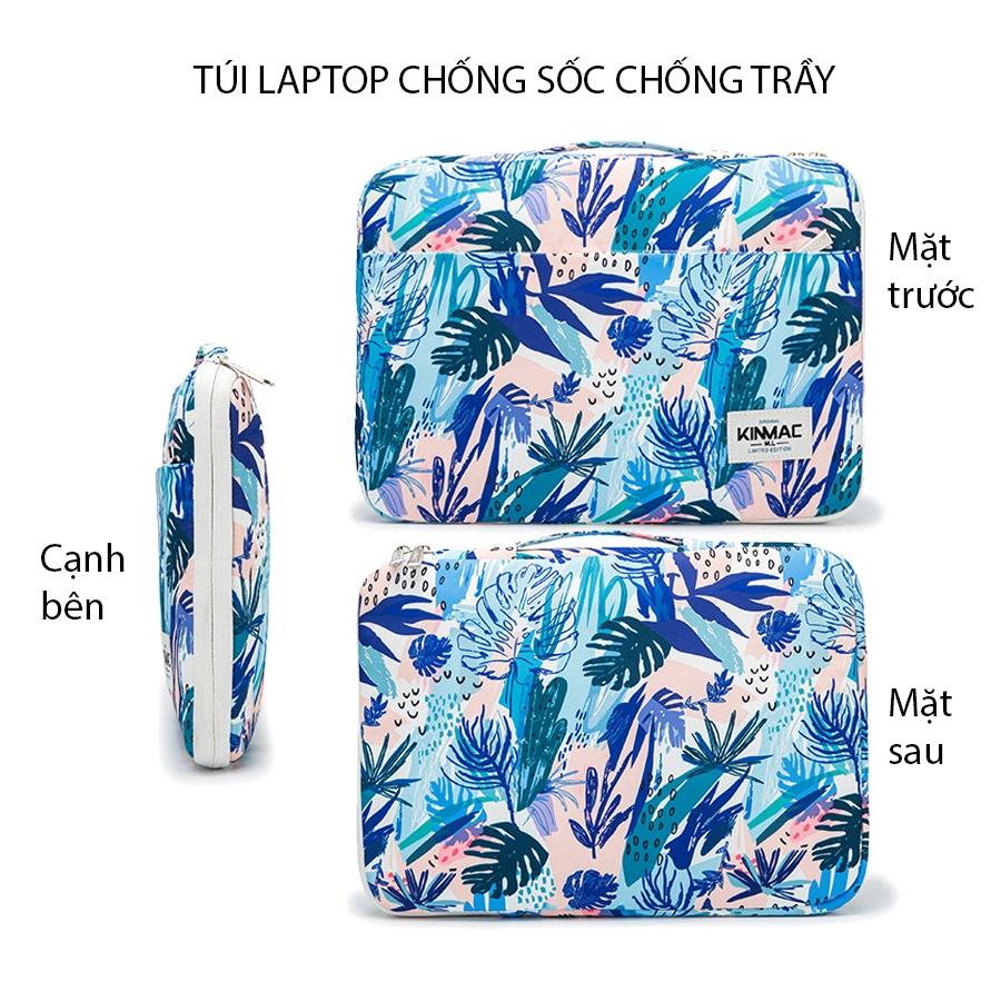 Túi Chống Sốc Chống Trầy Laptop Đệm Lót Dầy Mịn Mẫu Hoa Văn