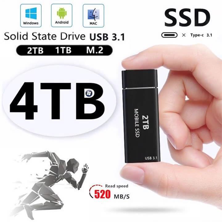 Ổ Cứng Ngoài SSD USB 3.1 Tốc Độ Cao Di Động Cho Máy Tính Để Bàn / Laptop 20TB 16TB 14TB 12TB 10TB 1TB 2TB