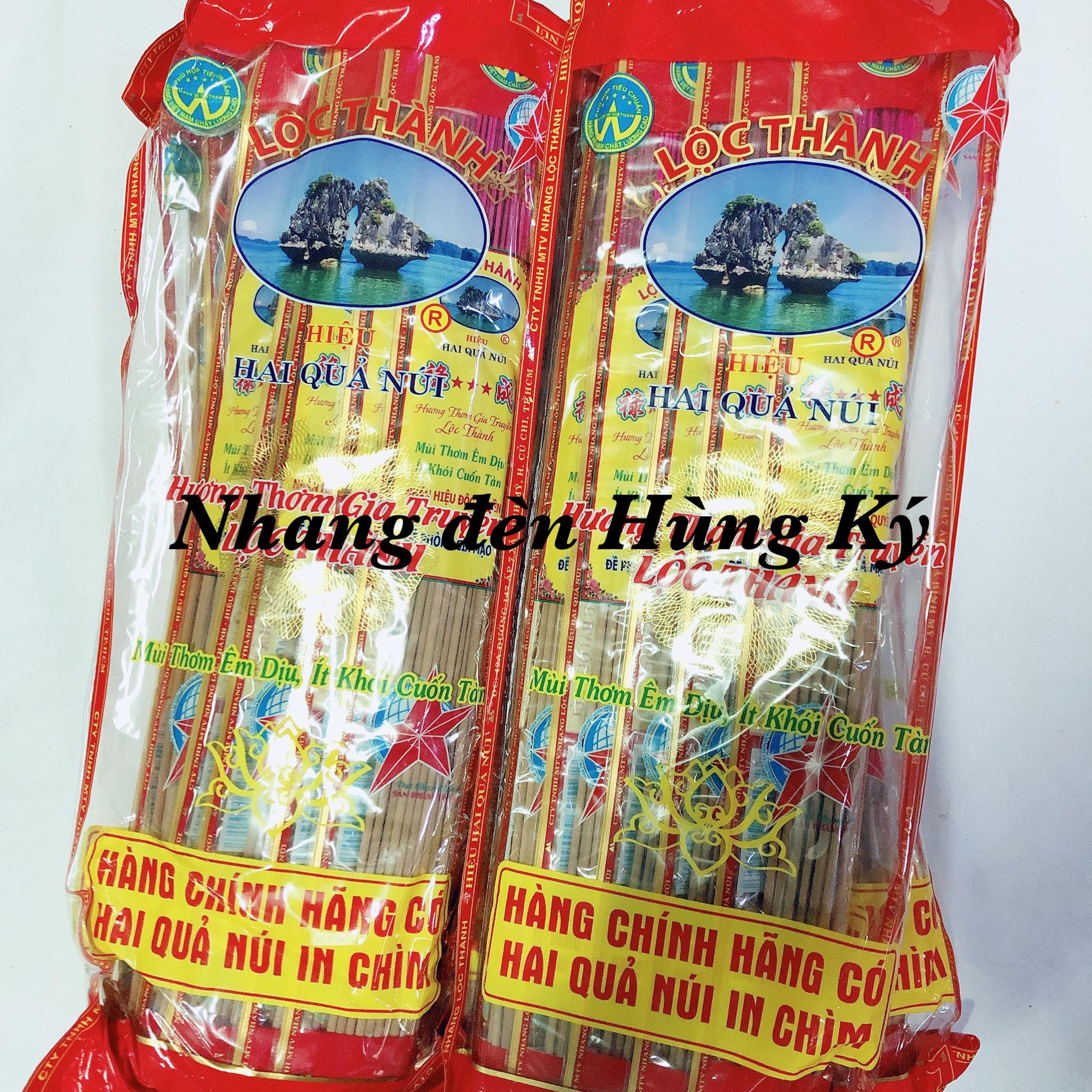 Nhang cuốn tàn hai quả núi Lộc Thành (10 tép)