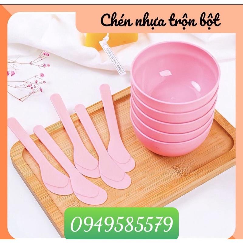 Combo 100 bộ chén pha mặt nạ y hình