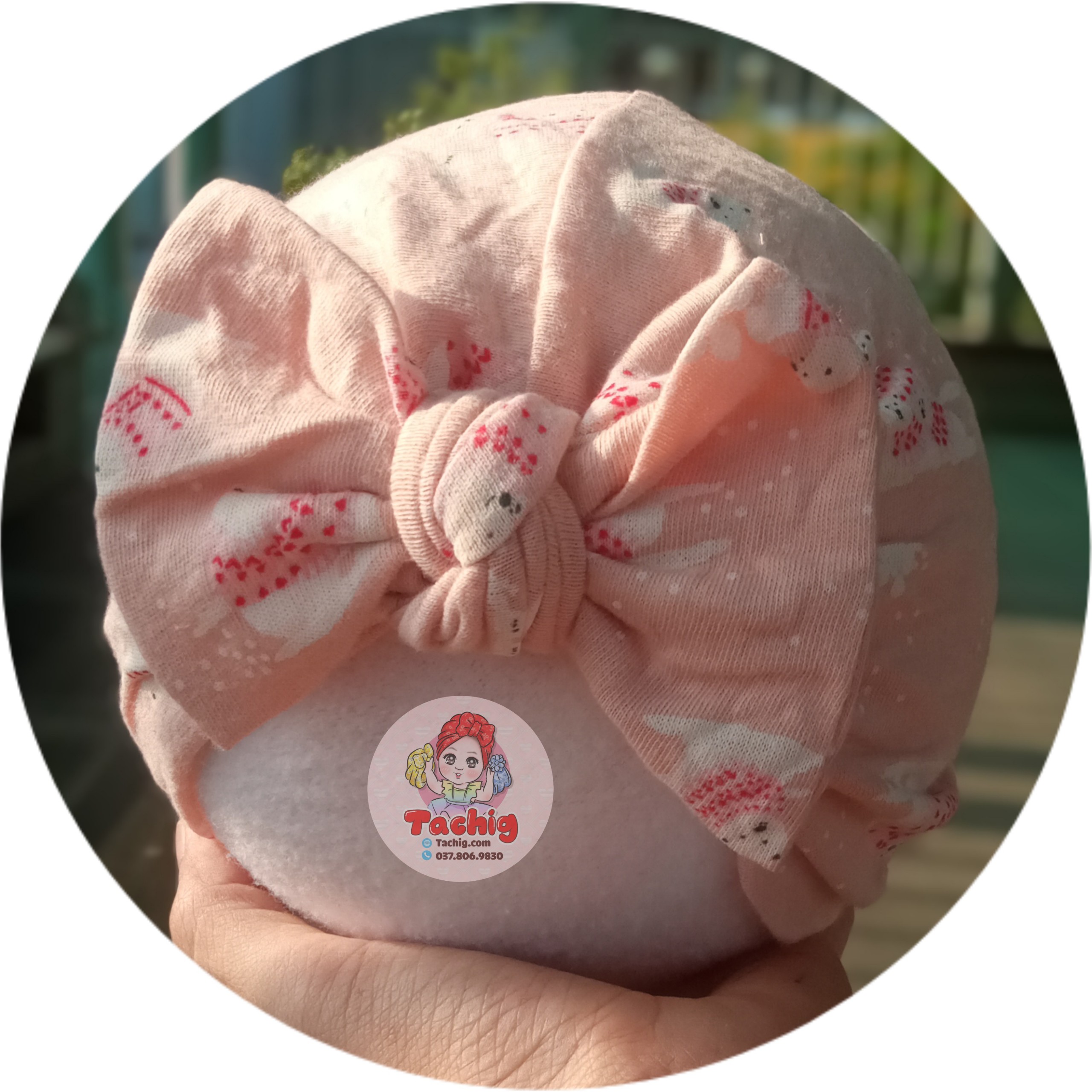 Mũ Tuban Cho Bé, Màu Hồng Hình Cừu, Nhiều Kiểu Dáng