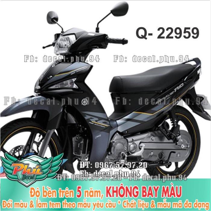 Tem rời Sirius FI xám đen RC