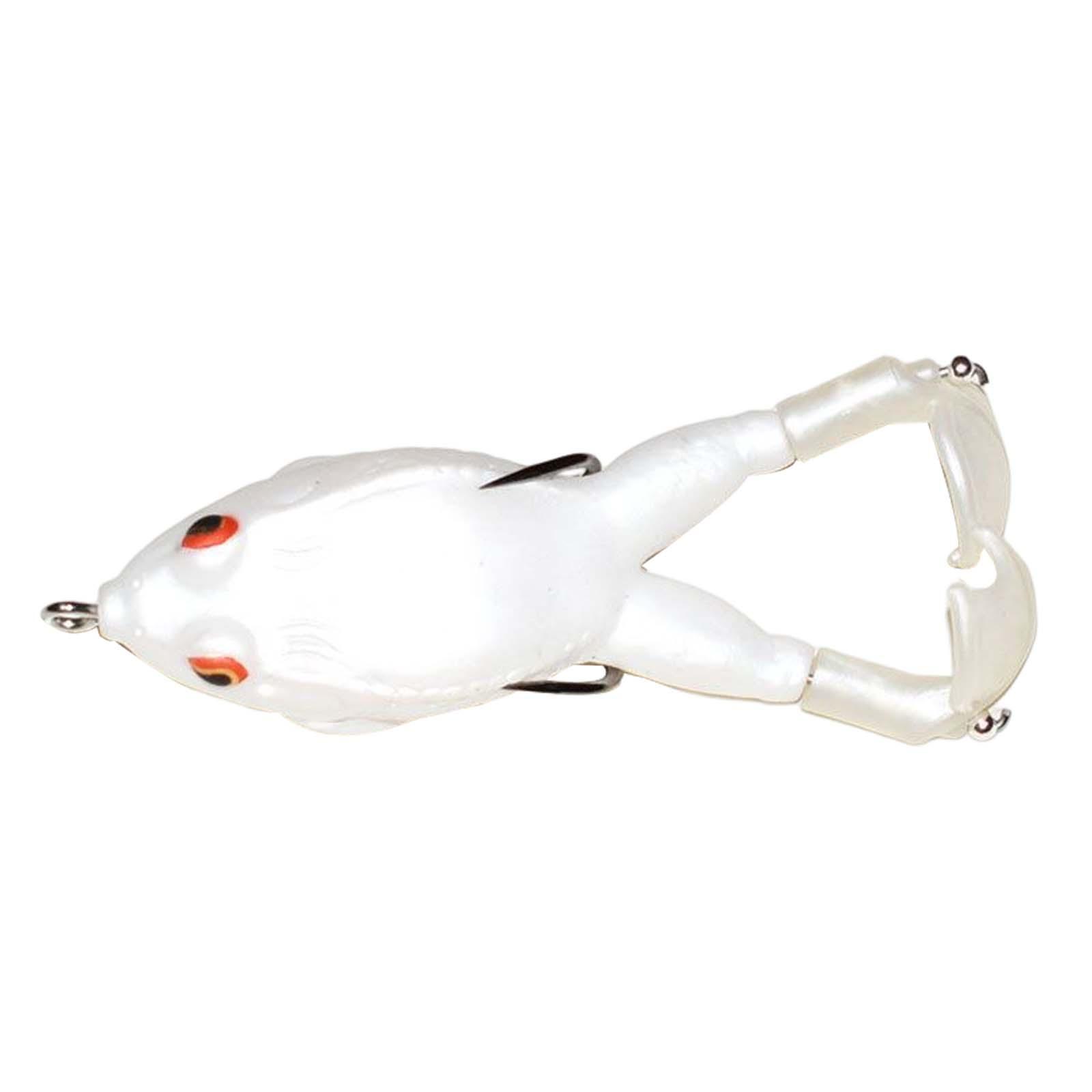 Frog Soft Silicone Baits Shad Fishing Lures Fishing Tackle, Artificial Prop Trolling Lure, Fishing Frog Lures Jigging for Trout Pike Accessory