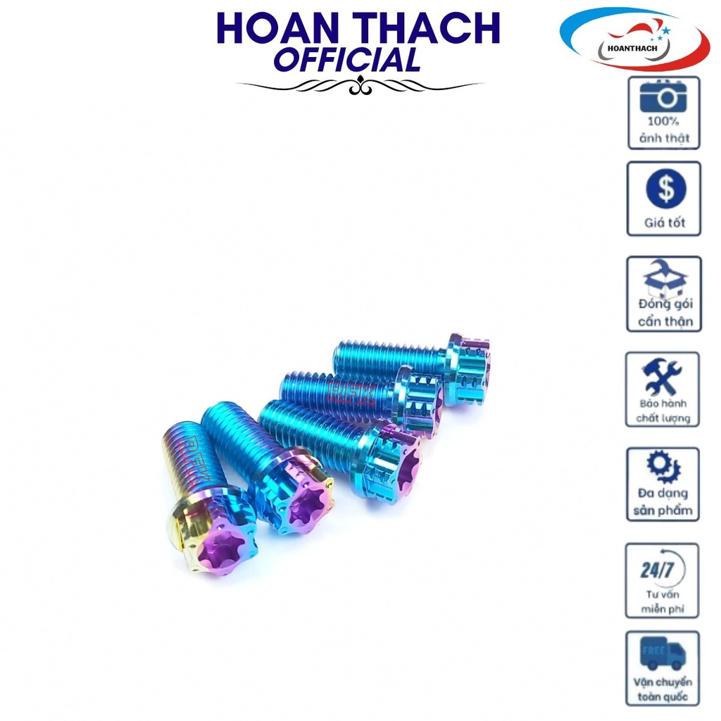 Ốc 8L15 Titan 7 Màu Đầu Salaya gắn cho nhiều dòng xe Máy SP017506 (giá 1 con)