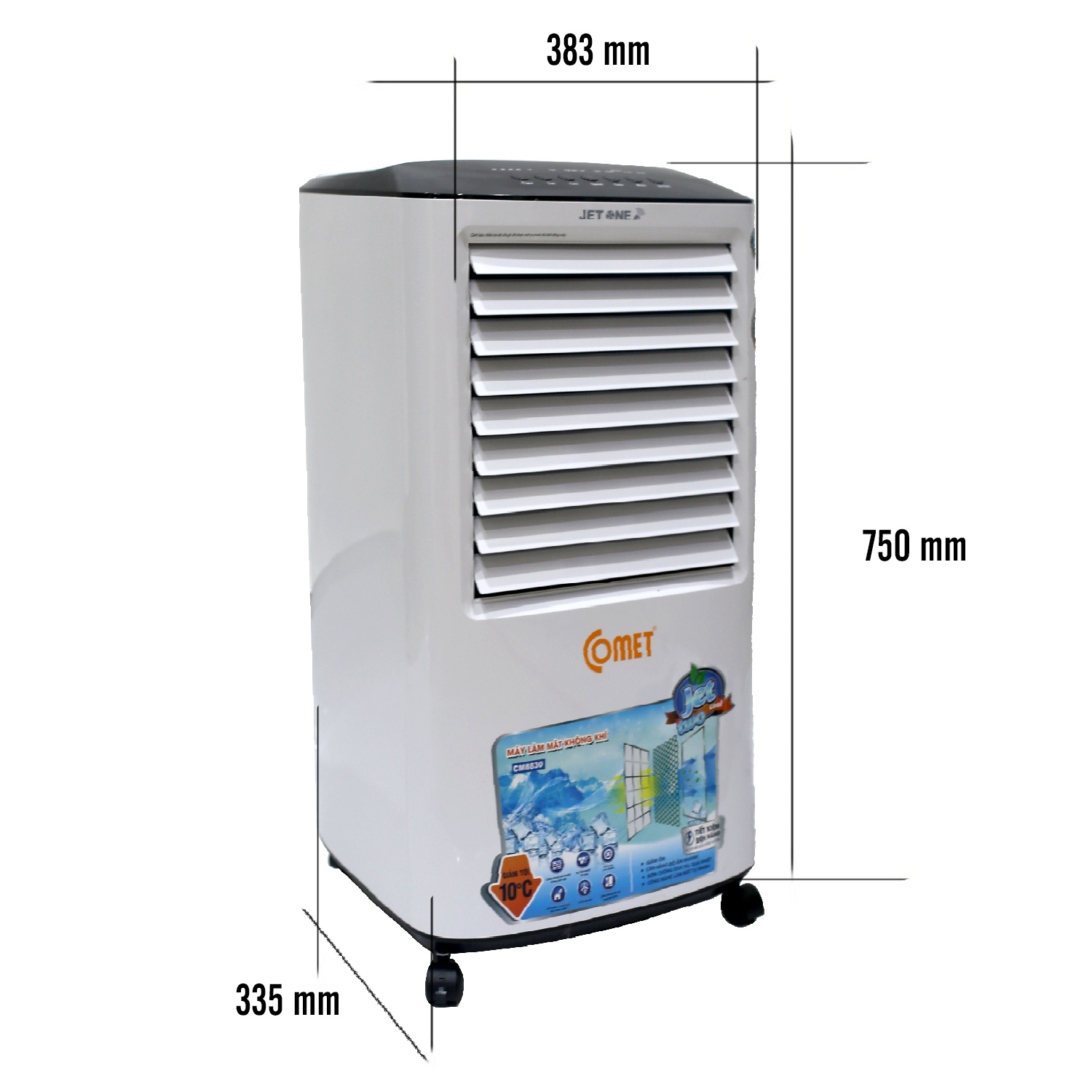 Quạt điều hòa Không Khí Comet CM8830 90W - Hàng Chính Hãng