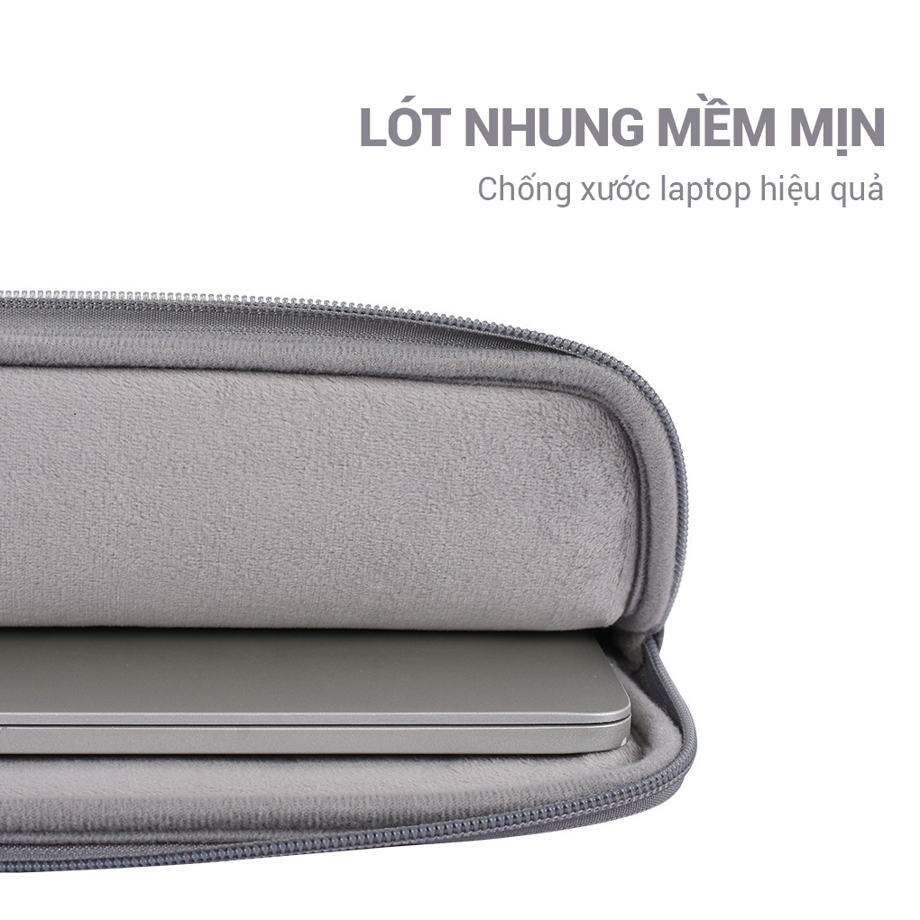 Túi chống sốc Macbook M1, M2, Macbook Air, Pro GB-CS03 chính hãng Gu Bag, công nghệ giảm chấn bảo vệ laptop, chống va đập máy tính an toàn hiệu quả