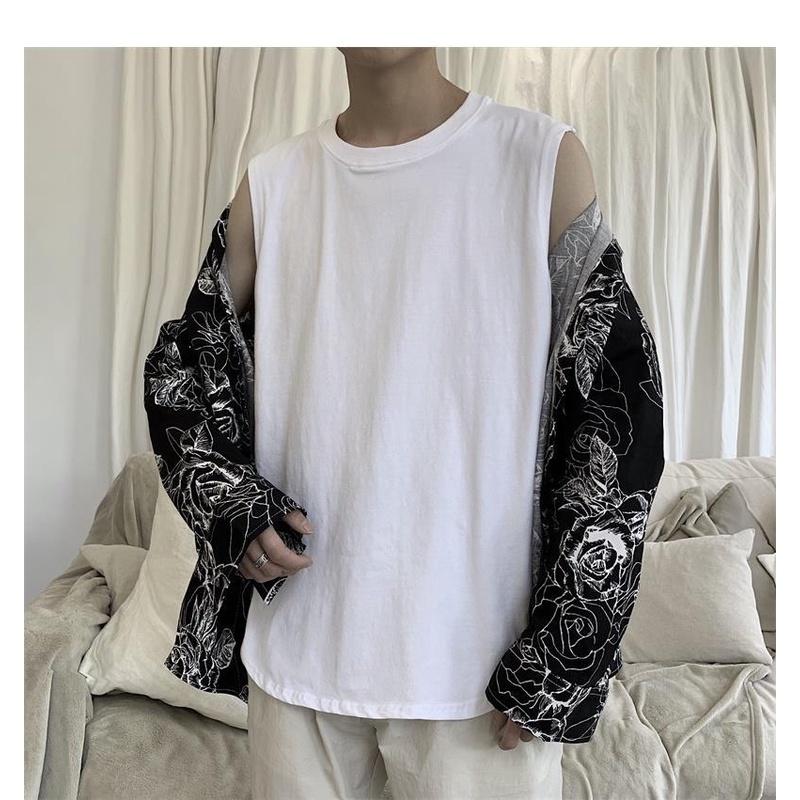 Áo tanktop xẻ tà Jack Lane, áo tanktop nam nữ unisex