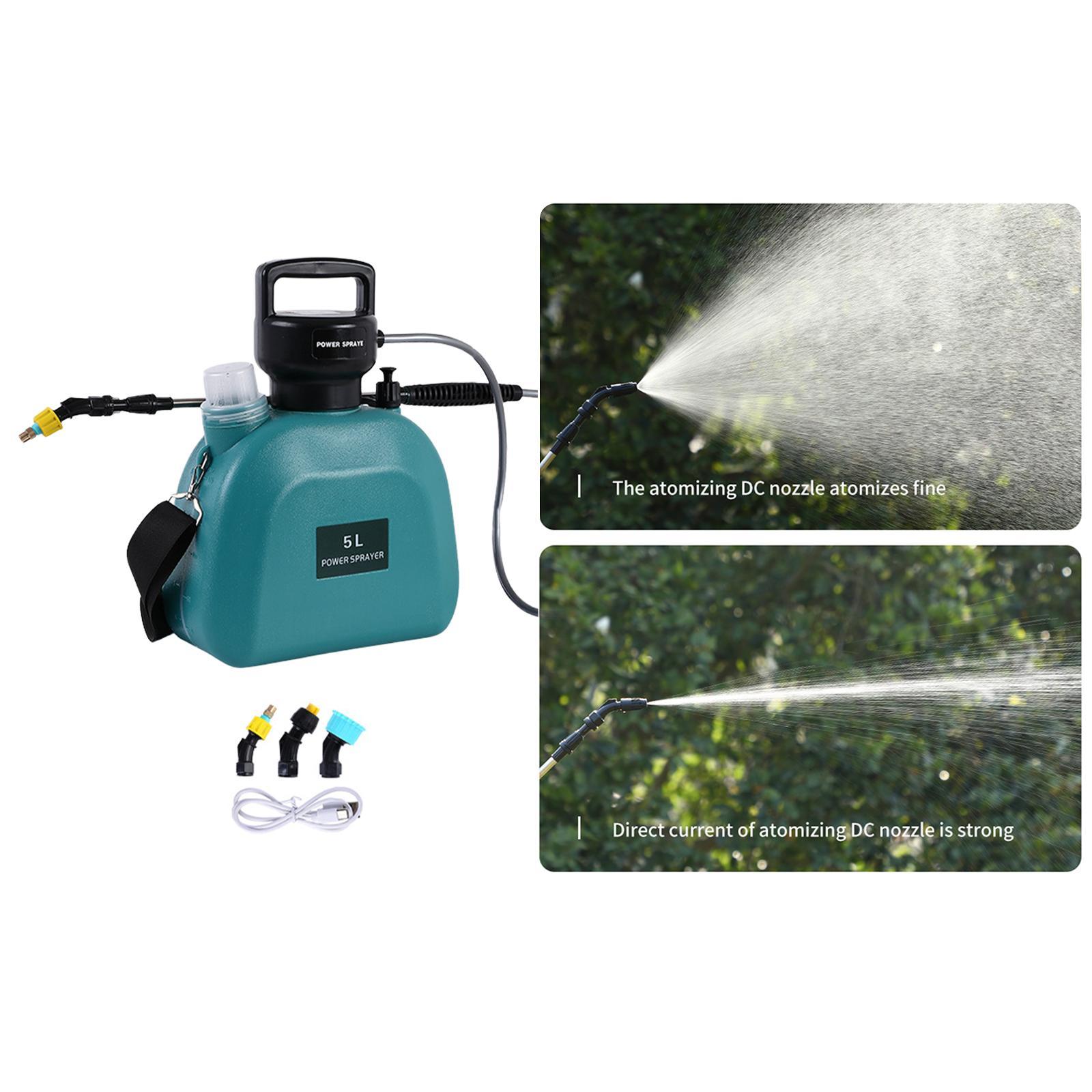 Water Sprayer Bottles Multiple Nozzles Cordless Pump Sprayer