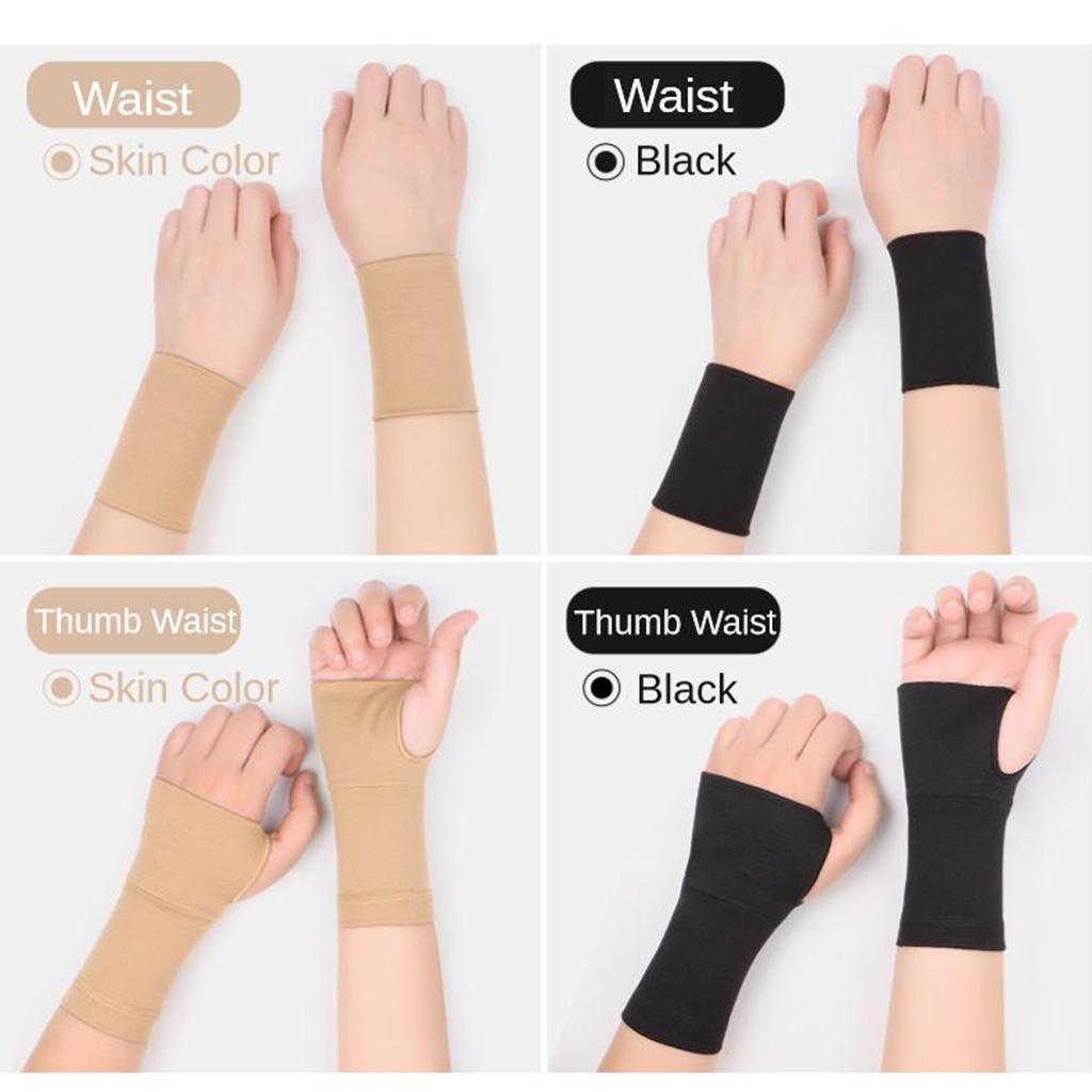 2x Wrist Support Compression Sports Wristband Hand Palm Wrist Wraps Exercise Training Wrist Guard